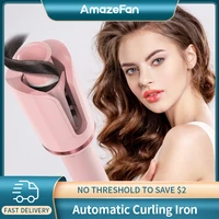 amazefan automatic curling iron rotating professional curler styling tools for curls waves ceramic curly magic hair curler