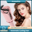 Щипцы для завивки AmazeFan, профессиональные автоматические вращающиеся щипцы для завивки волос, приспособления для укладки Кудрей, волшебная керамическая плойка