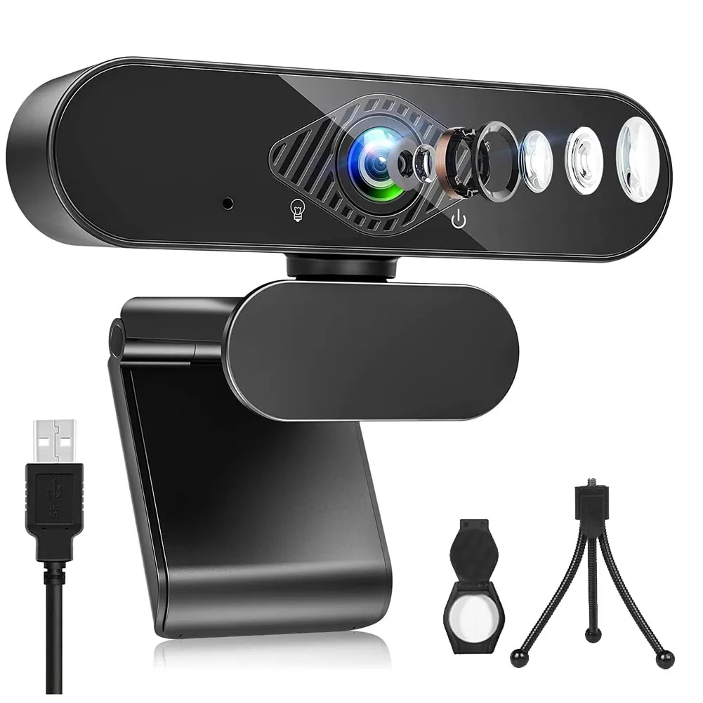 

Webcam 1080p Full Hd Web Camera With Microphone Usb Plug Web Cam For Pc Computer Mac Laptop Desktop Youtube Skype Mini Camera