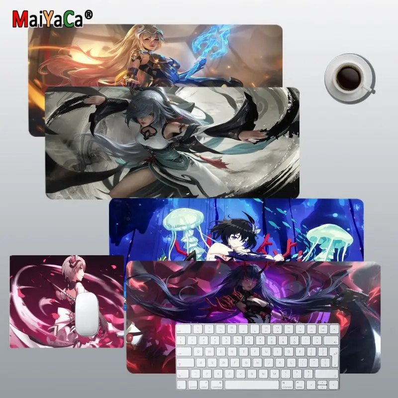 

Honkai Impact 2020 New Large Sizes DIY Custom Mouse Pad Mat Size For Big CSGO Game Desktop PC Laptop