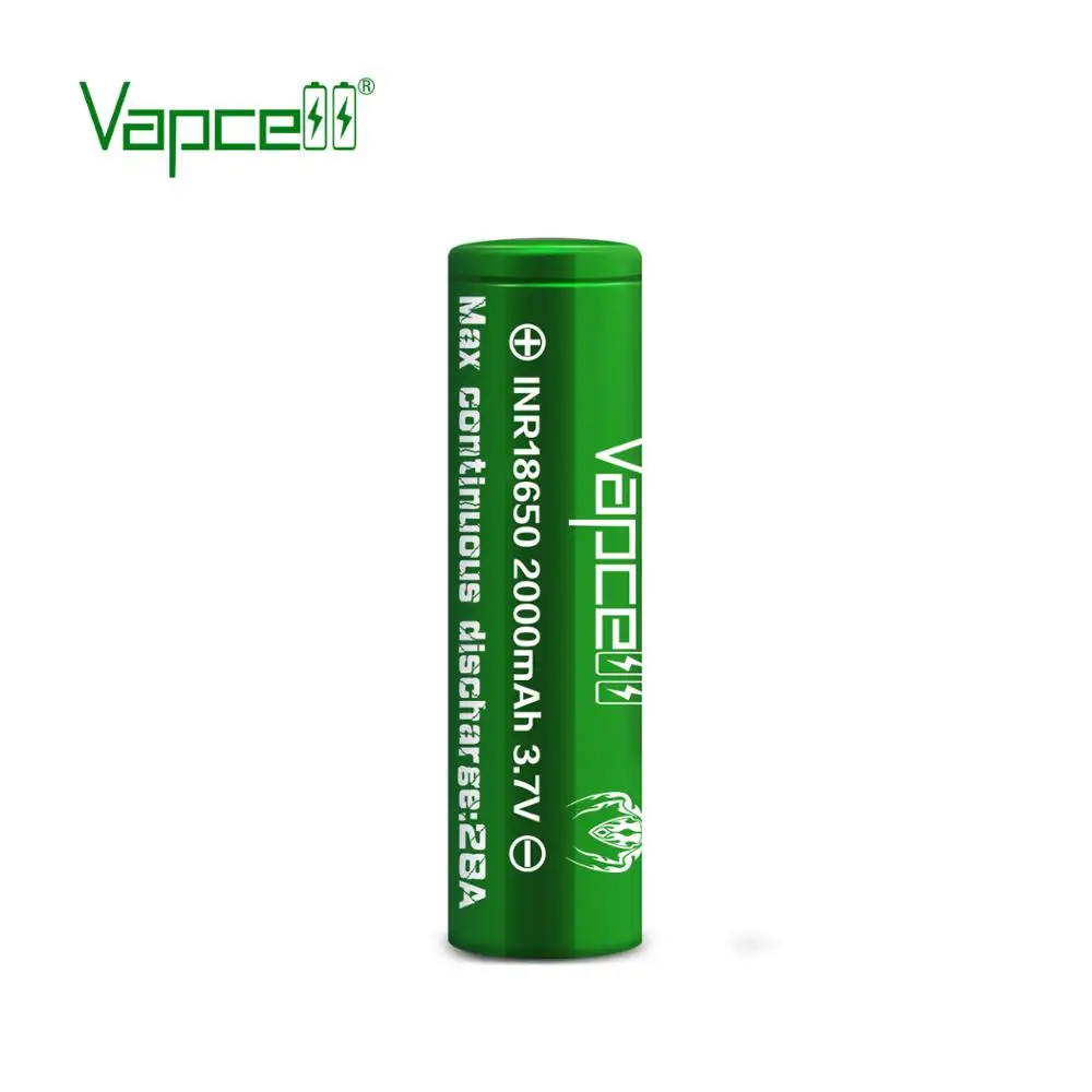 Mooch тест Vapcell 18650 батарея 2000mah 28A Высокая утечка перезаряжаемые литиевые электроинструменты/Фонари ячейка