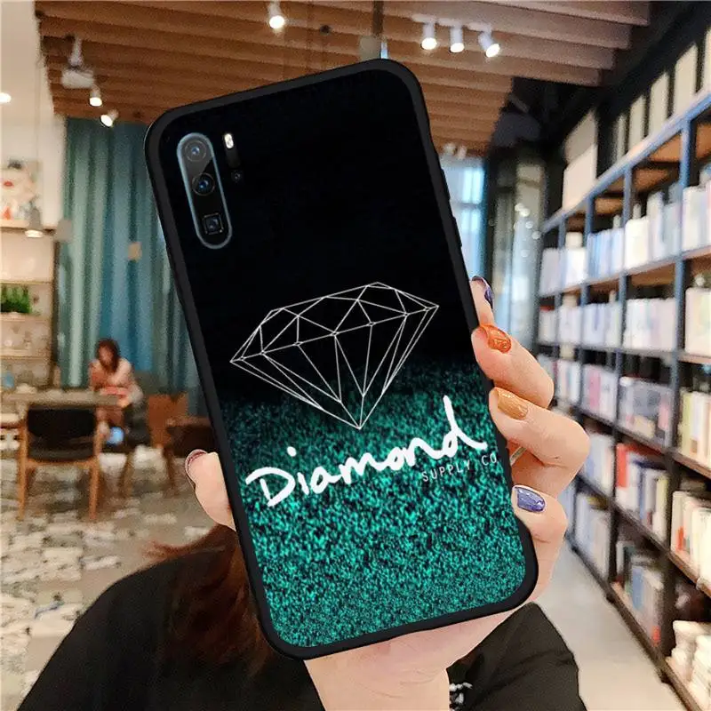 

Beautiful diamond Phone Case For Huawei honor Mate P 9 10 20 30 40 Pro 10i 7 8 a x Lite nova 5t Soft silicone funda