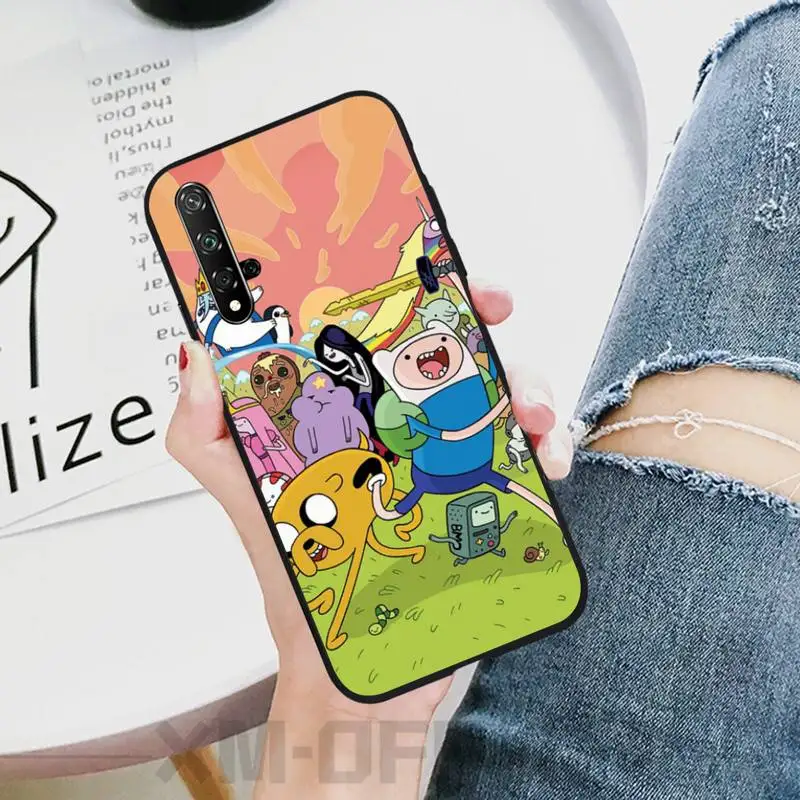 

Adventure Time Case for Huawei p30 p20 p40 E pro lite p smart y8p y6p y7 2019 cover nova 5t mate 10 20 30 lite