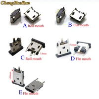 chenghaoran 10pcs micro mini usb connector jack socket charger charging port female 5pin 5 pins tail replacement repair