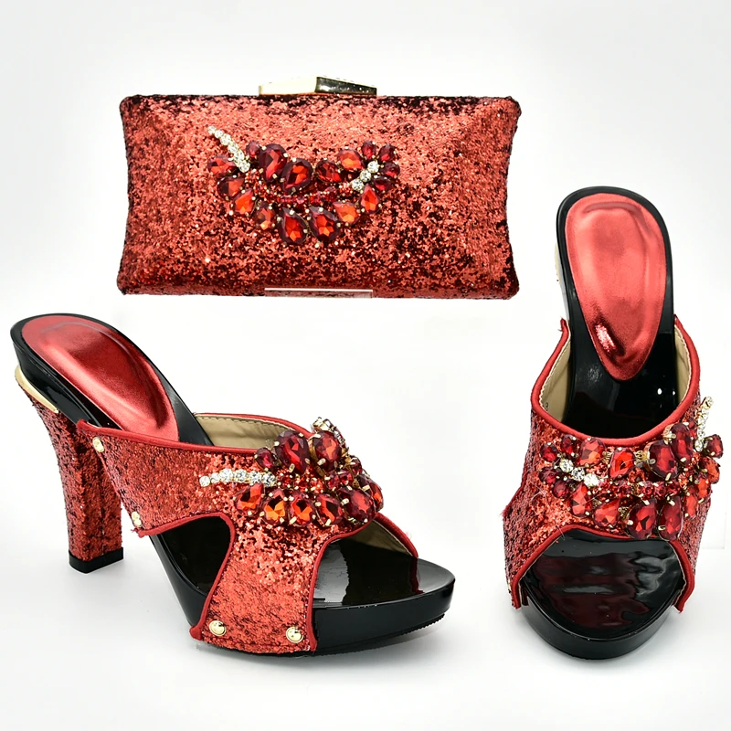 Новый вечерний комплект из обуви и сумки в африканском стиле Комплект