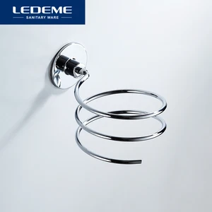 Настенная сушилка для волос LEDEME L5730, настенный держатель из нержавеющей стали для ванной комнаты