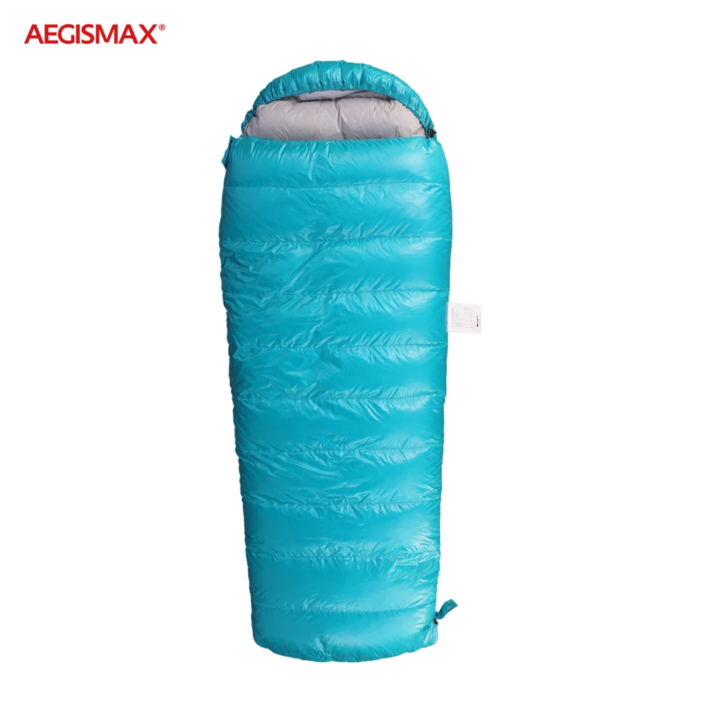 

AEGISMAX KID Thicken FP800 Soft Child Sleeping Bag Winter Camping 95%White Goose Down Mummy Type 16℉~27℉ Waterproof