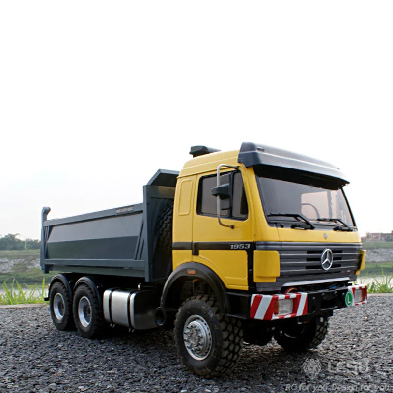 LESU Mercedes Benz 6x6 RC металлический гидравлический самосвал 1/14 модель