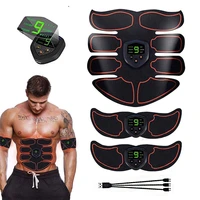 abs stimulator muscle toner ems abdominal toning belt trainer body fitness shape muscle stimulator slimming massager led display