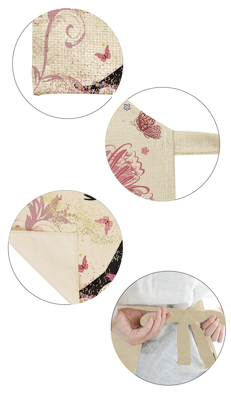 Настройте ваш фартук гриль кухня поварской Льняной Фартук для барбекю выпечки