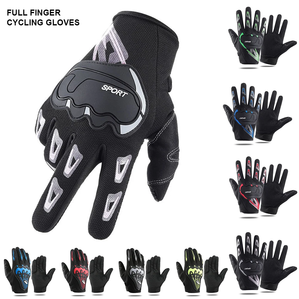 

Cycling Gloves Men Women Waterproof Bicycle Gloves Anti-Slip Shock-Absorption Full Finger MTB Road Bike Riding Outdoor Sports