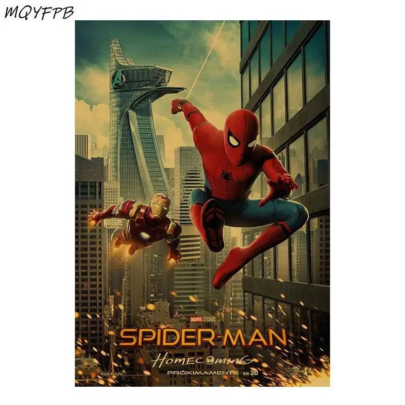 

Kraft Paper Movie Poster Wall Sticker Decorative Painting Household Products 50.5x3cm