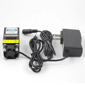 Синий лазерный диодный модуль 33*55 мм 1,6 нм 1,6 Вт для гравировальной резки с ЧПУ Вт PLTB450B