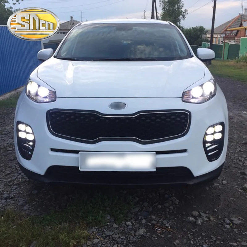 Для Kia Sportage KX5 2016 2017 2018 Plug and Play Car 12В DRL Водонепроницаемый светодиодный дневный