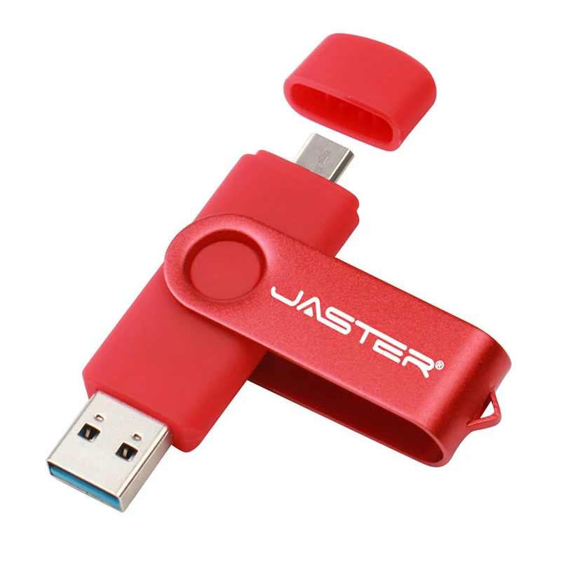 JASTER USB 3,0 OTG металлический usb флеш-накопитель Флешка 16 ГБ 32 ГБ 64 ГБ 128 ГБ ключ usb флешка флеш-накопитель usb3.0