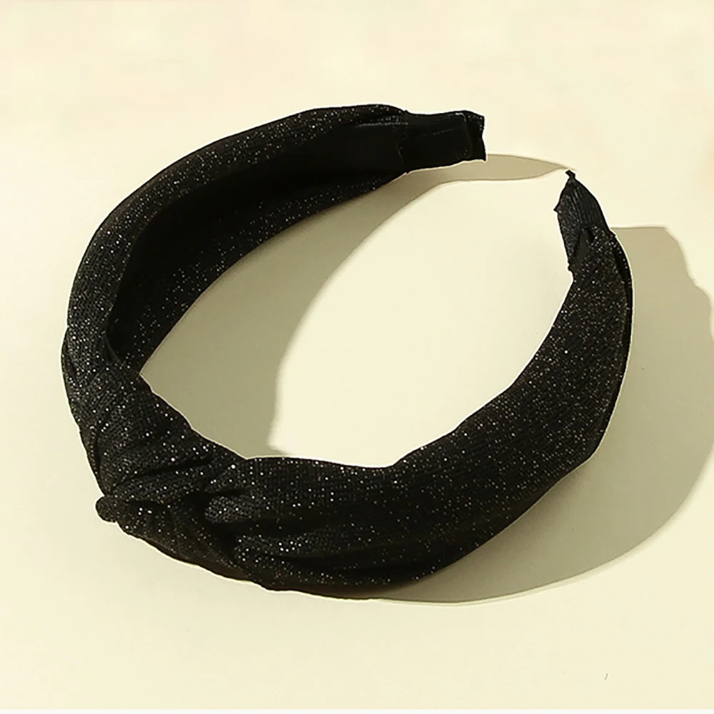 

3Pcs/lot Fashion Women Shiny Knitted Headbands Vintage Head Hoop Knotted Hair Elastic Hair Accessories for Girl