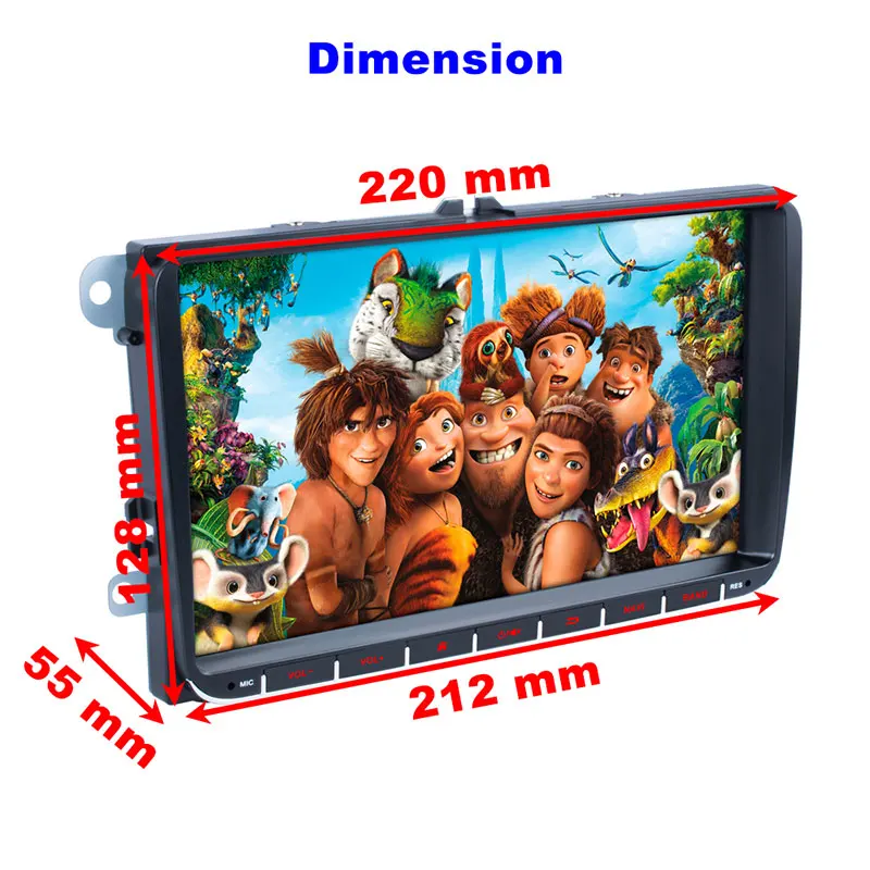 

Essgoo Car Stereo Radio 2 din Android 9 Inch AM RDS Autoradio 2din Bluetooth GPS Navigation Multimedia Player For Volkswagen VW
