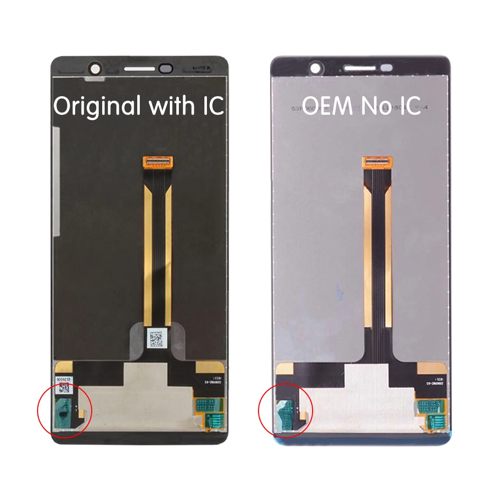 6," для NOKIA 7 Plus lcd кодирующий преобразователь сенсорного экрана в сборе для Nokia E7 Plus Замена дисплея TA-1041 TA-1046 TA-1062