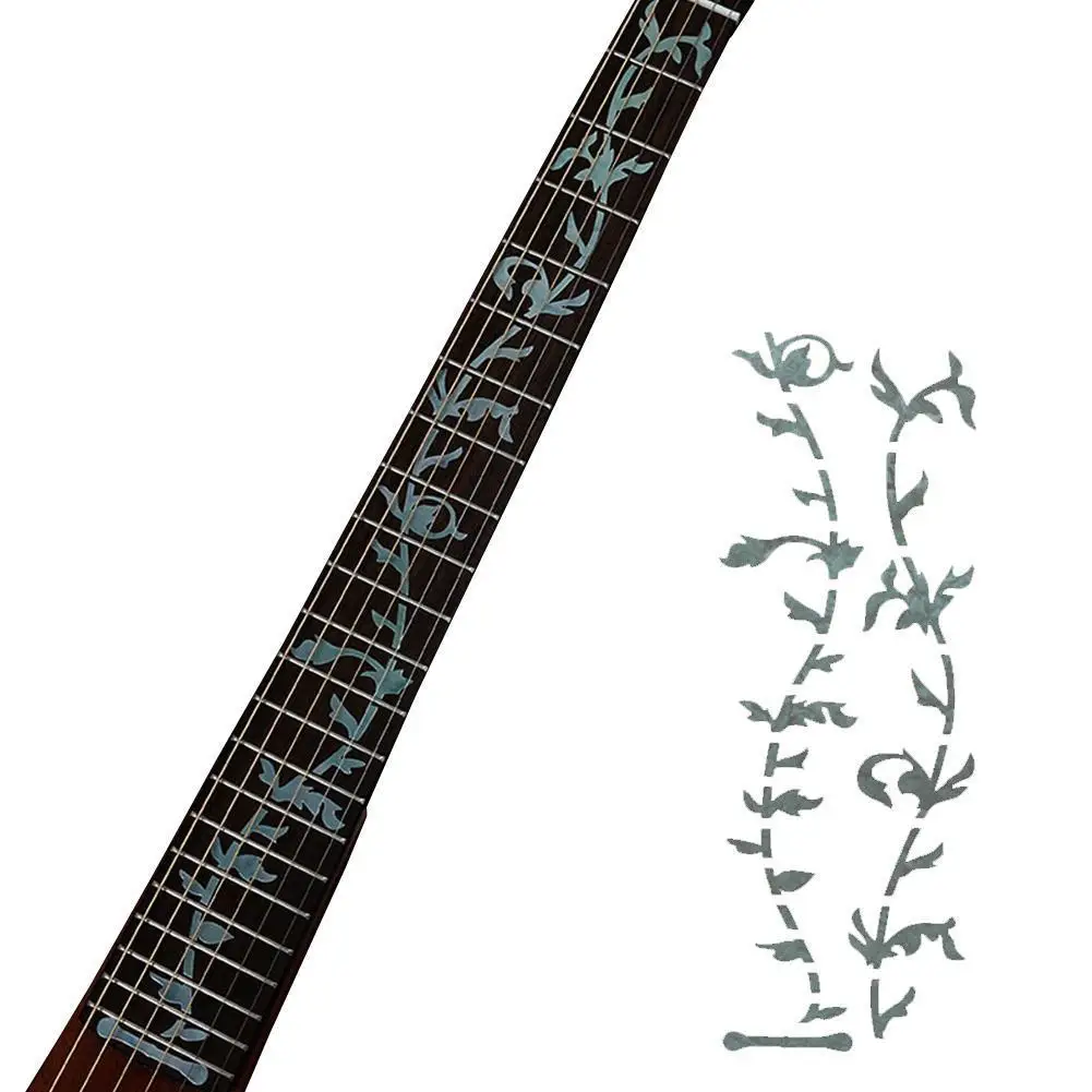 

1 Pc Guitar Fretboard Sticker Bass Ultra Thin Stickers For Guitar Beautiful Music Instrument Decorations Electric Guitar Parts