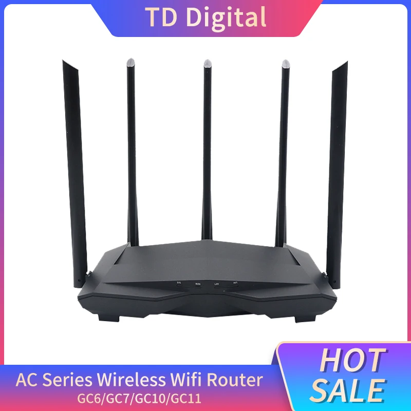 Tenda беспроводной AC1200 WiFi роутер с 2 4G/5 0G антенна высоким коэффициентом усиления для
