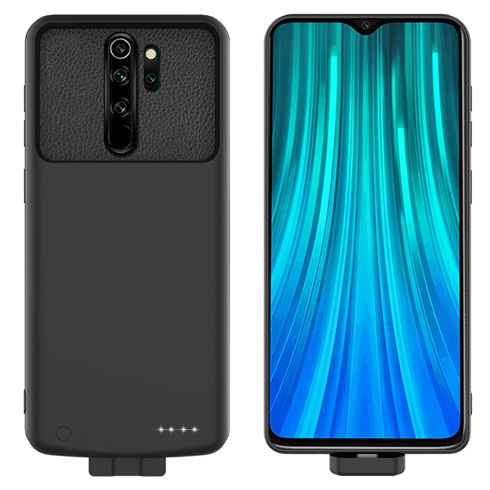 KQJYS 7000 мАч Внешний внешний аккумулятор для Redmi Note 8, чехол для питания, чехол для аккумулятора, внешний аккумулятор для Xiaomi Redmi Note 8 Pro