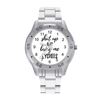 lychee quartz watch silent men wrist watch photo steel office new wristwatch