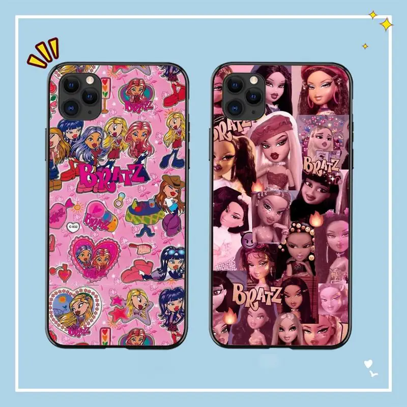 

Doll Bratz Phone Case for iphone 13 8 7 6 6S Plus X 5S SE 2020 XR 11 12 mini pro XS MAX