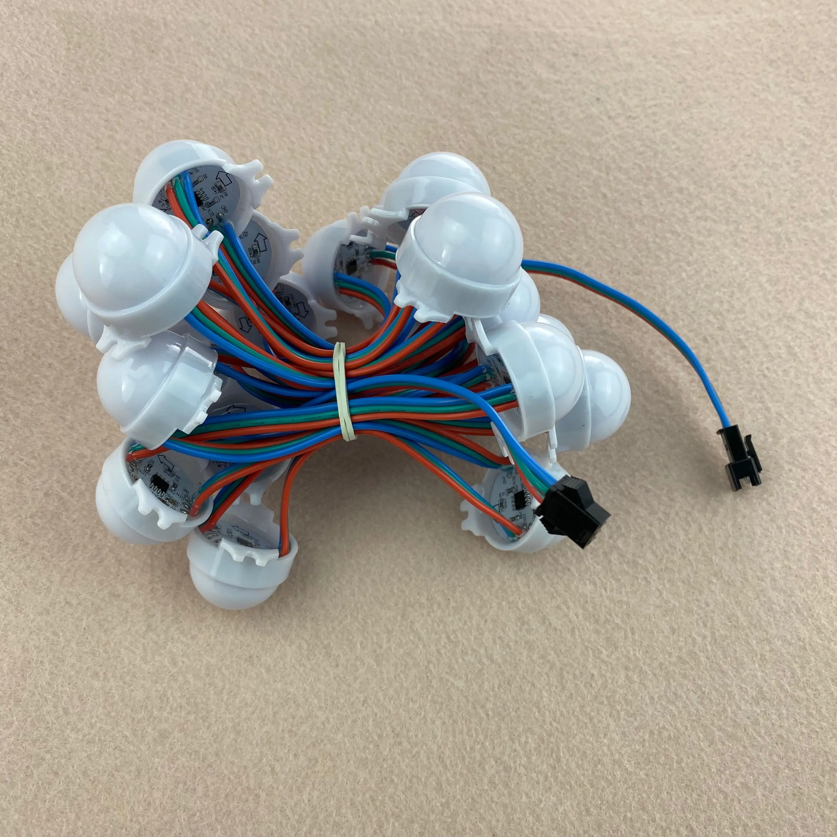 20 шт. 3 светодиода rgb пиксельный светодиодный модуль WS2811 IC молочная крышка диаметр