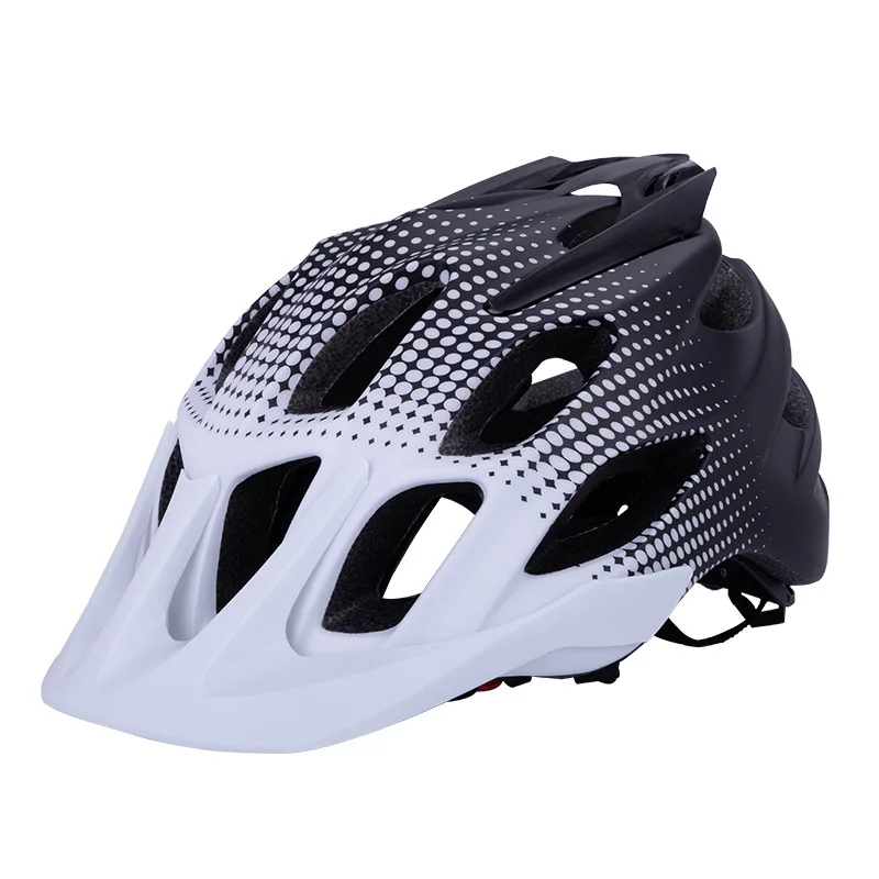 

2020 New Style Riding Helmet Bike Mountain Cross-Country Helmet with Brim Helmet for Both Men and Women Helmet light helmet