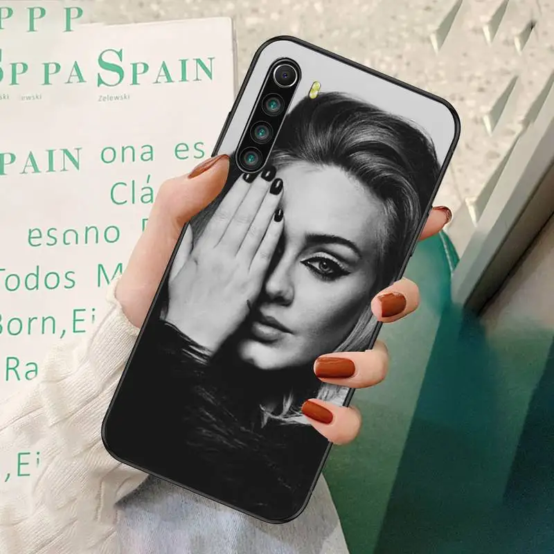 

0 Adele Black Soft Phone Case For Redmi 7 8 9 A K20 30 Pro Note 8 9 Pro 9s