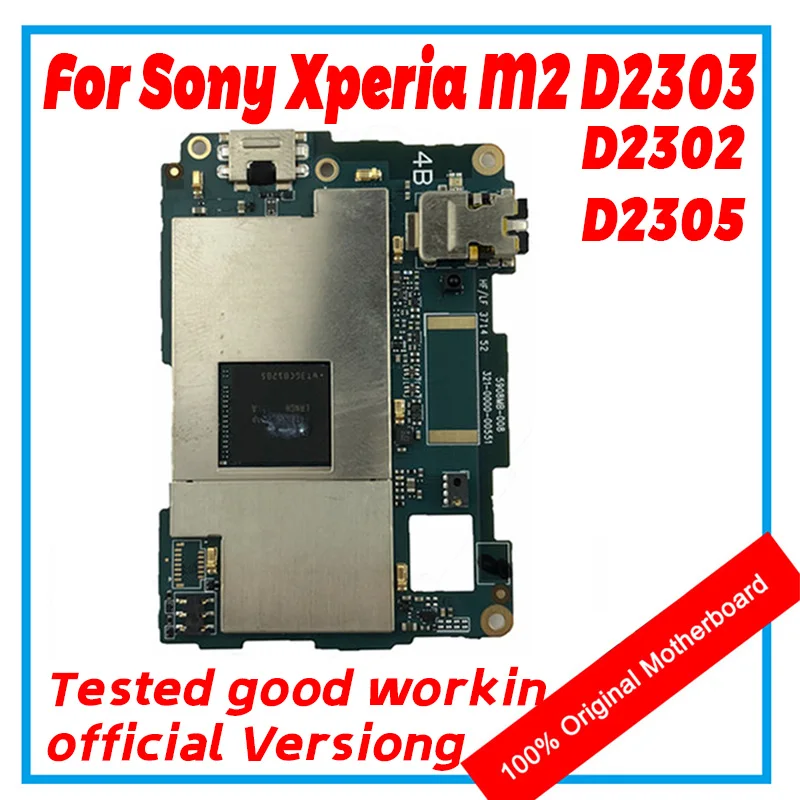 Полнофункциональная разблокированная материнская плата для Sony Xperia M2 D2302 D2303 D2305 с