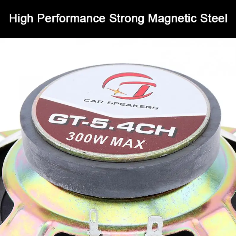 Высокочувствительный автомобильный коаксиальный динамик 5 дюймов 300 Вт s