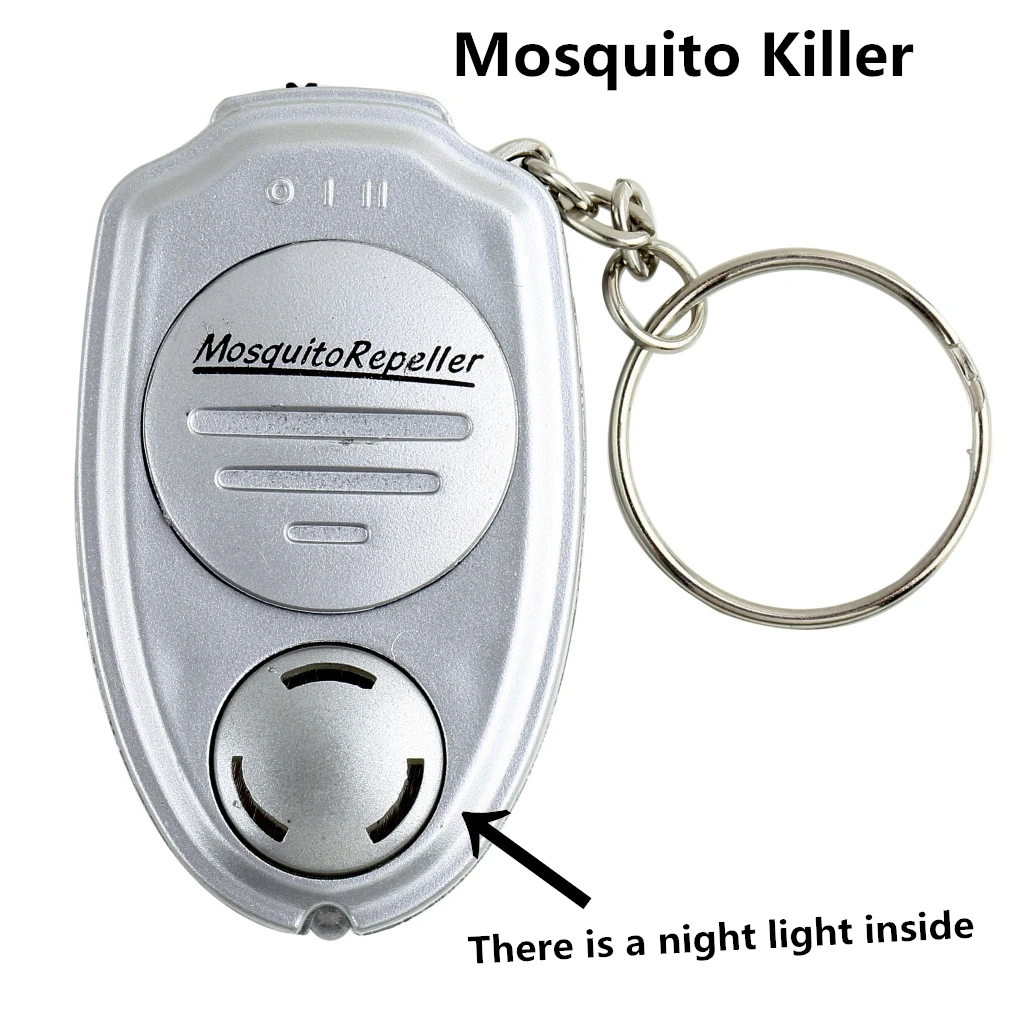 OUTAD Ultrasonic Anti Mosquito Killer Repeller Keychain key clip Pest for Camping Fishing Outdoor Portable Devic | Дом и сад