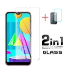 Защитное стекло 2 в 1 для экрана и камеры samsung galaxy m01 2020 sm-m015fds 5,7