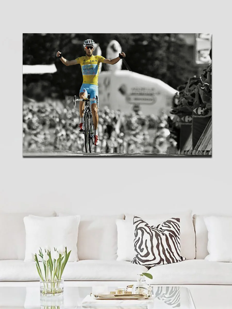 sports competition victory bikecycle race nibali tour posters on the wall picture home living room decoration for bedroom EX396 |