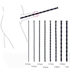 Силиконовые уретральные растяжки 30 см, расширитель катетера, интимные игрушки для мужчин, гибкие бусины для уретрального звука, пробка, жезл для мастурбации