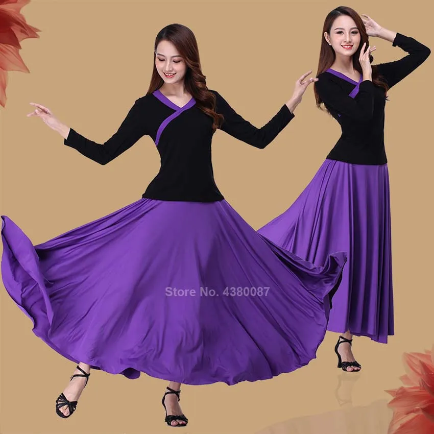 Женский костюм для фестиваля фламенко Женская юбка выступлений на животе