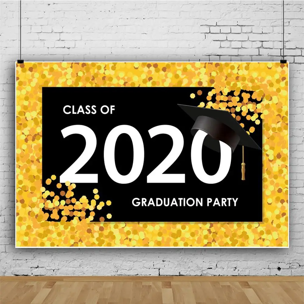

Class Of 2020 Graduation Party Decoration Photophone Students Photo Backdrops Custome Photographic Backgrounds For Photo Studio