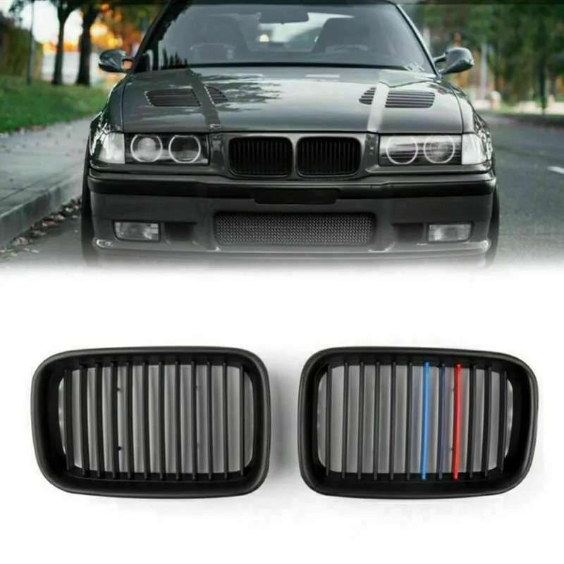 1 пара для BMW 3 серии E36 1992-1996 передняя решетка радиатора гриль автомобильные