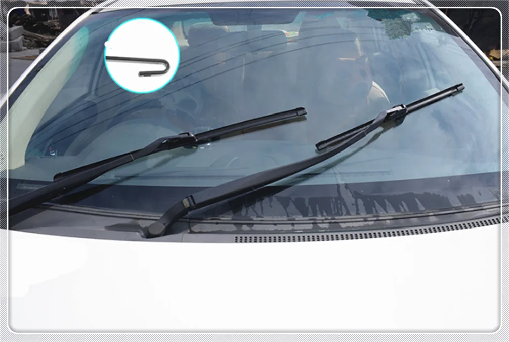 Универсальная автомобильная U образная Мягкая Бескаркасная Автомобильная щетка