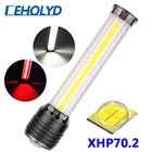 XHP70.2 Cob Встроенный светодиодный фонарик с аккумулятором 4*18650, Usb Перезаряжаемый мощный перезаряжаемый аккумулятор, масштабируфонарь онарик для кемпинга