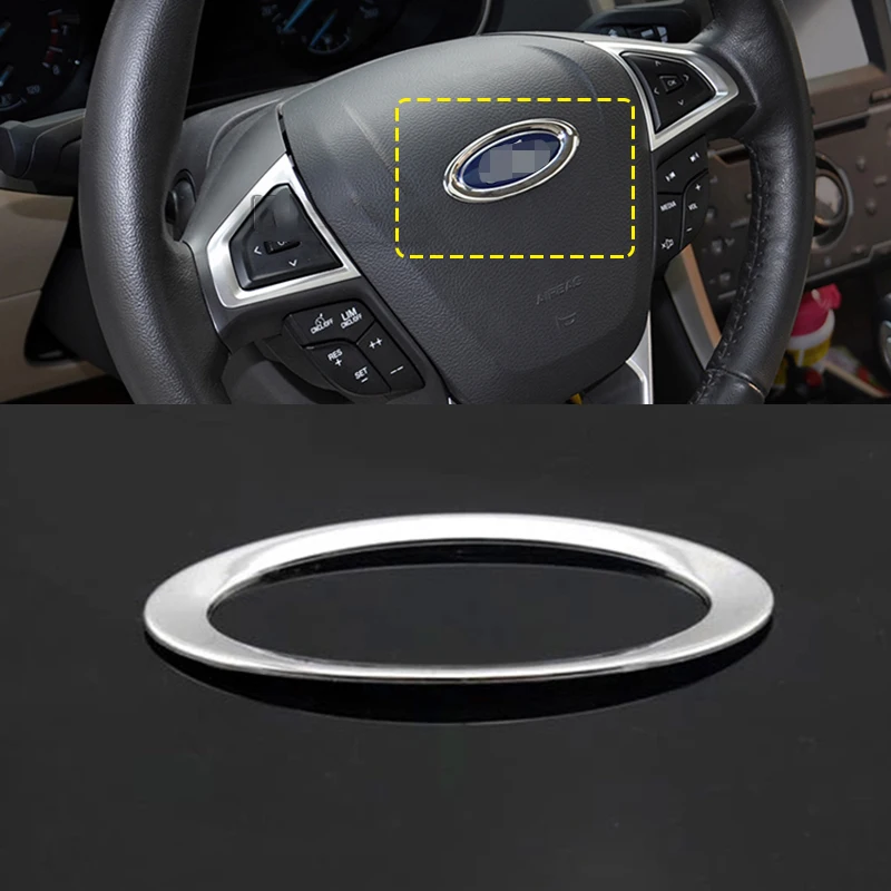 1 шт. для Ford Kuga Escape 2013 2017 интерьерный хромированный чехол из АБС пластика на