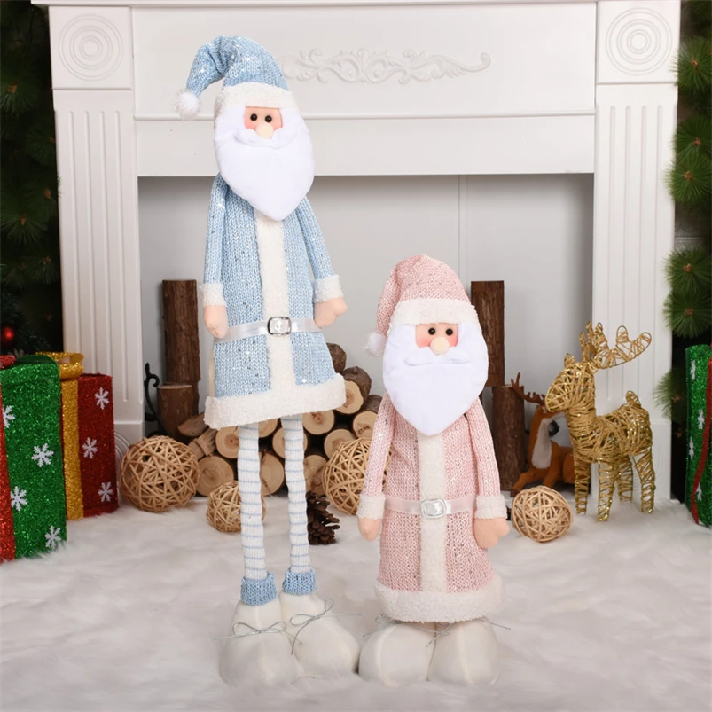 Рождественские украшения для дома adornos de navidad Санта Клаус кукла Орнамент Ручной