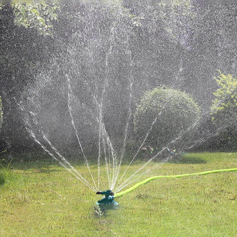 

Sprinklers 360 Degree Automatic Garden Sprinklers Watering Grass Lawn Rotary Nozzle Water Sprinkler System Garden Supplies