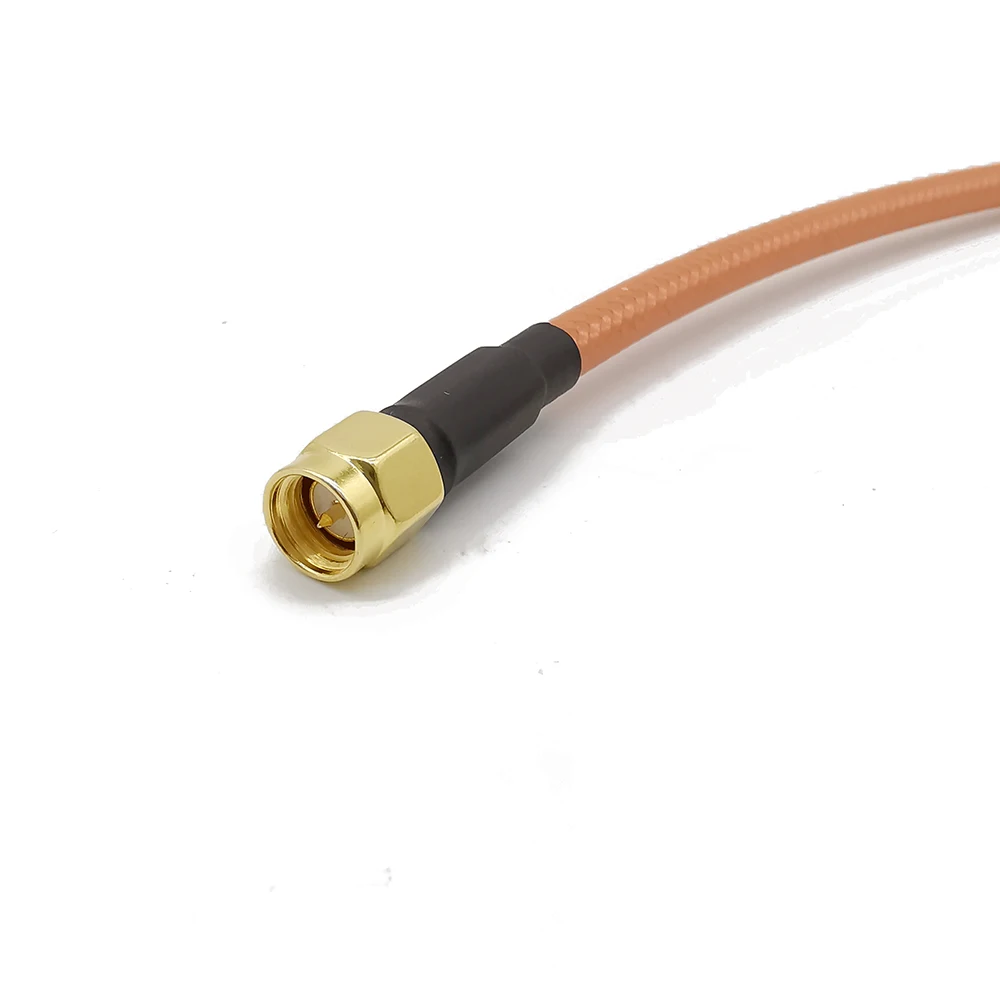 Коаксиальный высокотемпературный кабель с двойной защитой RG400 коаксиальный