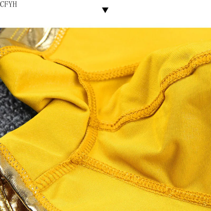 Мужские трусы-боксеры из лакированной кожи сексуальное нижнее белье для ночного