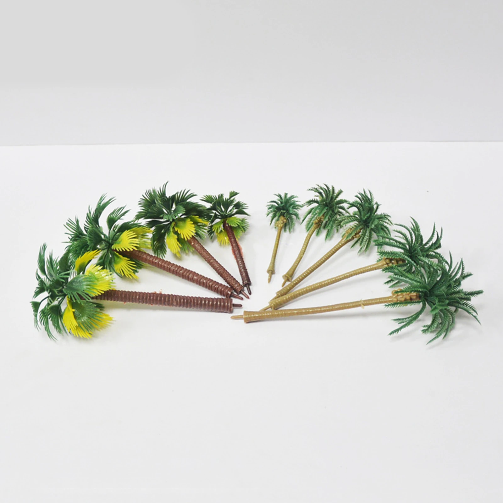 

36 Pieces Landscape Model Trees Coconut Palm Tree Train Railways Scenery