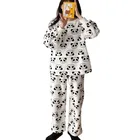 Kawaii Зимний пуловер в стиле Харадзюку, фланелевый мягкий теплый домашний костюм, повседневная одежда, часы, телевизор, толстый свитшот, женский с длинным рукавом