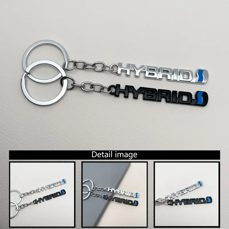 Металлический брелок для автомобильных ключей гибридный 3D-брелок в форме
