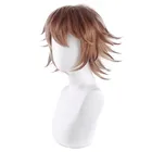 Парик Chihiro Fujisaki для косплея аниме данганронпа, синтетический, короткие волосы для косплея, 40 см